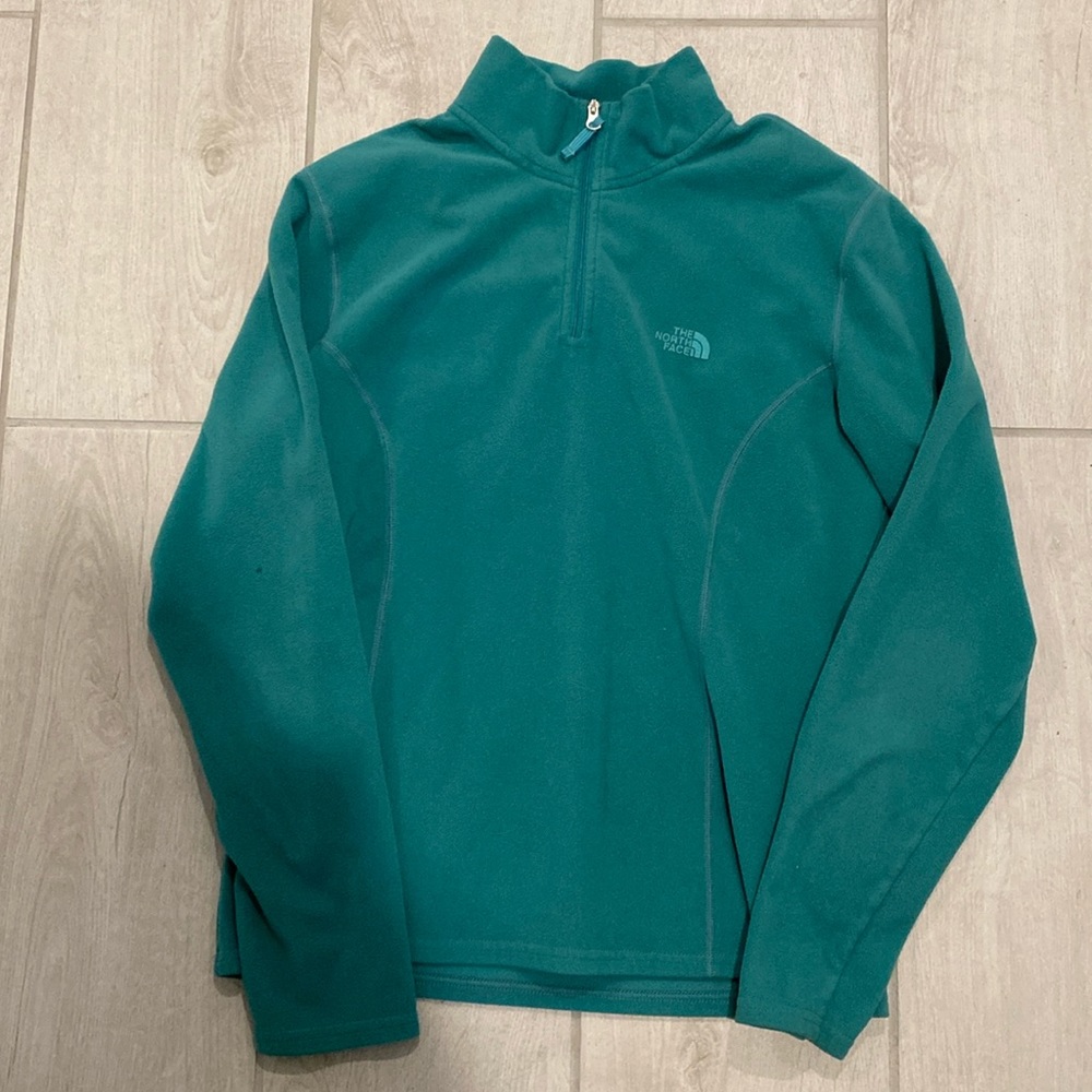 North Face half zip fleece size large